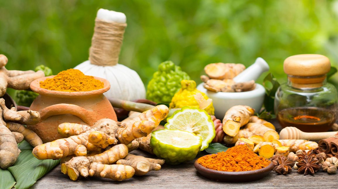 Ayurvedic herbs and wellness items